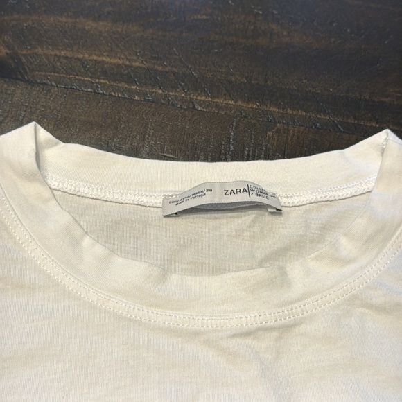 ZARA women short sleeve graphic tshirt with angels size medium - Picture 8 of 12